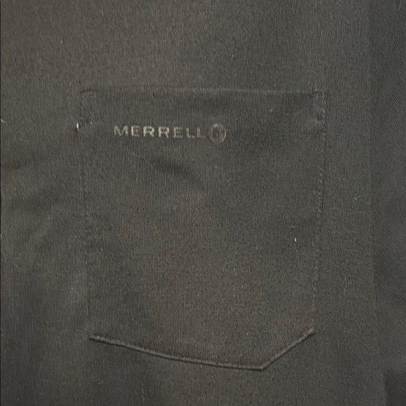 Merrell Black Polo Shirt Classic Short-Sleeve Design - Picture 4 of 4